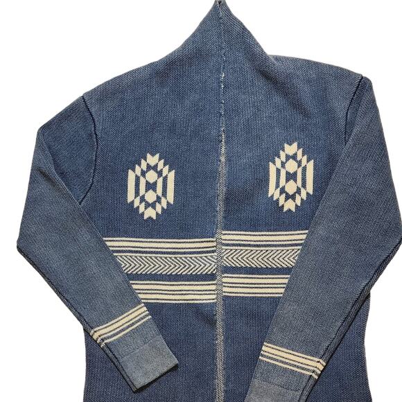 Love Stitch Women's The Montana Skies Cardigan NWT Indigo Medium - Picture 2 of 9